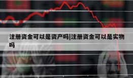 注册资金可以是资产吗|注册资金可以是实物吗