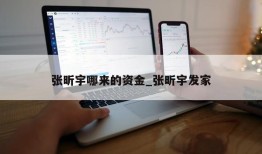 张昕宇哪来的资金_张昕宇发家