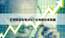 兰州房价走势2017-兰州房价走势图