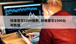 标准普尔1200指数_标准普尔1500公司数据