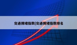 交通拥堵指数|交通拥堵指数排名