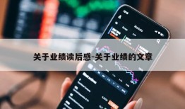 关于业绩读后感-关于业绩的文章