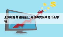 上海证券交易所是|上海证券交易所是什么市场