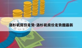 洛杉矶房价走势-洛杉矶房价走势图最新