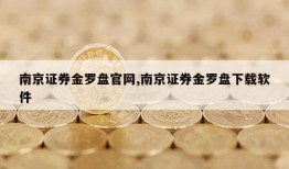 南京证券金罗盘官网,南京证券金罗盘下载软件