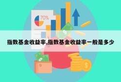 指数基金收益率,指数基金收益率一般是多少