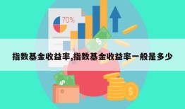 指数基金收益率,指数基金收益率一般是多少