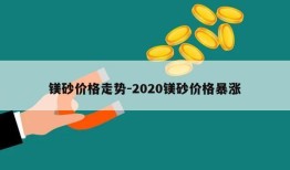 镁砂价格走势-2020镁砂价格暴涨