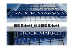 指数基金etf_科技指数基金etf