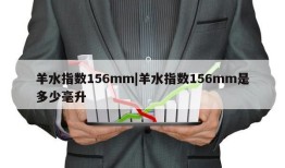 羊水指数156mm|羊水指数156mm是多少毫升