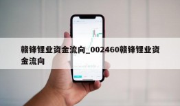 赣锋锂业资金流向_002460赣锋锂业资金流向