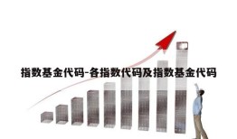 指数基金代码-各指数代码及指数基金代码