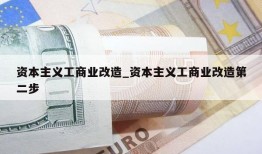 资本主义工商业改造_资本主义工商业改造第二步