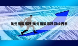 美元指数涨跌|美元指数涨跌影响因素