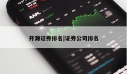 开源证券排名|证券公司排名