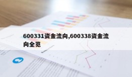 600331资金流向,600338资金流向全览