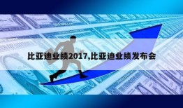 比亚迪业绩2017,比亚迪业绩发布会