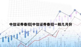 中信证券春招|中信证券春招一般几月份