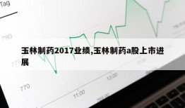 玉林制药2017业绩,玉林制药a股上市进展