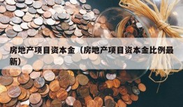 房地产项目资本金（房地产项目资本金比例最新）