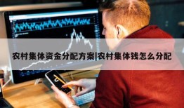 农村集体资金分配方案|农村集体钱怎么分配