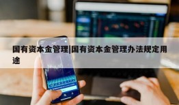 国有资本金管理|国有资本金管理办法规定用途