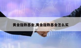 黄金指数基金,黄金指数基金怎么买