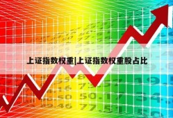 上证指数权重|上证指数权重股占比