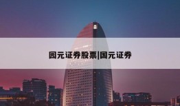 园元证券股票|国元证券