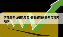 青翘最新价格及走势-青翘最新价格及走势天地网