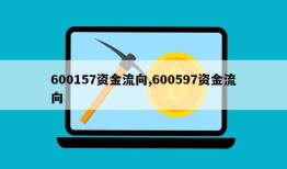 600157资金流向,600597资金流向