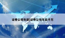 证券公司年薪|证券公司年薪千万