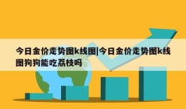 今日金价走势图k线图|今日金价走势图k线图狗狗能吃荔枝吗