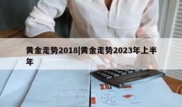 黄金走势2018|黄金走势2023年上半年