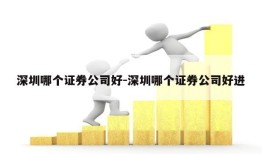 深圳哪个证券公司好-深圳哪个证券公司好进