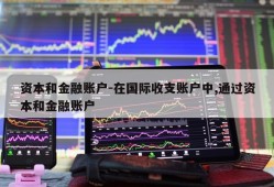 资本和金融账户-在国际收支账户中,通过资本和金融账户