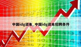 中国idg资本_中国idg资本招聘条件