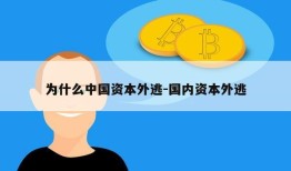 为什么中国资本外逃-国内资本外逃