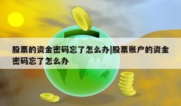 股票的资金密码忘了怎么办|股票账户的资金密码忘了怎么办