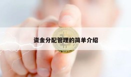 资金分配管理的简单介绍