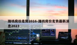 潍坊房价走势2016-潍坊房价走势最新消息2023