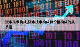 资本技术构成,资本技术构成和价值构成的关系是