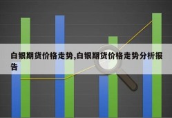 白银期货价格走势,白银期货价格走势分析报告