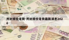 开封房价走势-开封房价走势最新消息2020