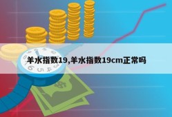 羊水指数19,羊水指数19cm正常吗