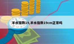 羊水指数19,羊水指数19cm正常吗