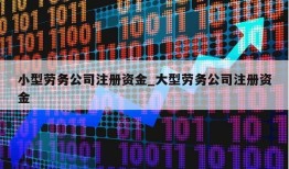 小型劳务公司注册资金_大型劳务公司注册资金