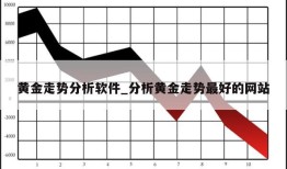 黄金走势分析软件_分析黄金走势最好的网站