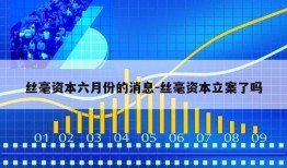 丝毫资本六月份的消息-丝毫资本立案了吗