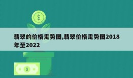 翡翠的价格走势图,翡翠价格走势图2018年至2022